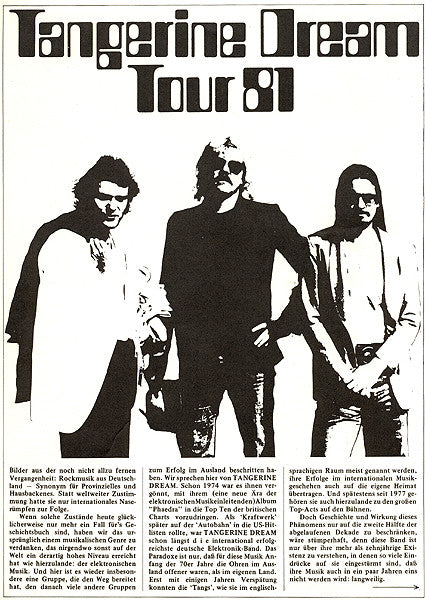 Tangerine Dream : Exit (LP, Album)