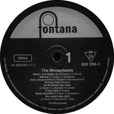 The Merseybeats - The Merseybeats (LP) (Near Mint (NM or M-))