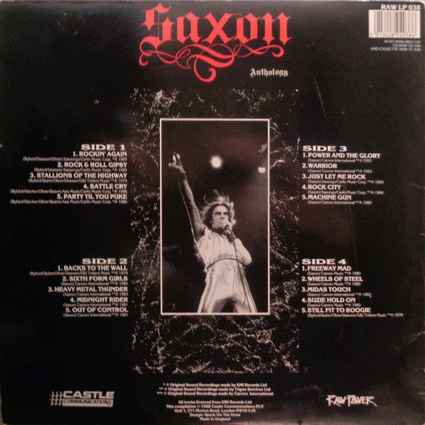 Saxon : Anthology (2xLP, Comp)