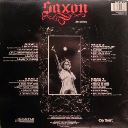 Saxon : Anthology (2xLP, Comp)