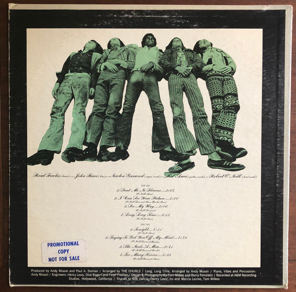The Churls : Send Me No Flowers (LP, Album, Promo, Mon)