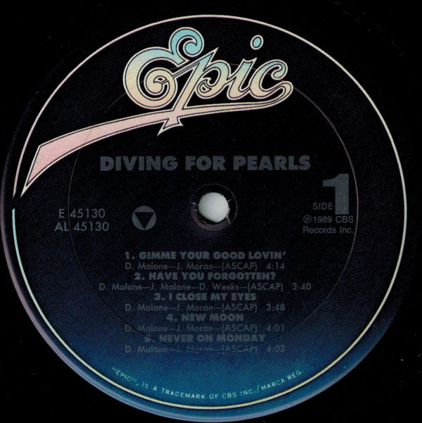 Diving For Pearls : Diving For Pearls (LP, Album)
