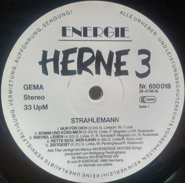 Herne 3 : Strahlemann (LP, Album)