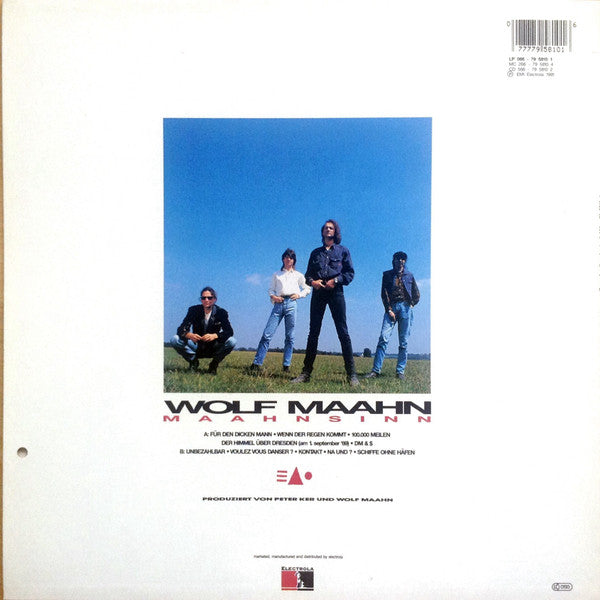 Wolf Maahn : Maahnsinn (LP, Album)