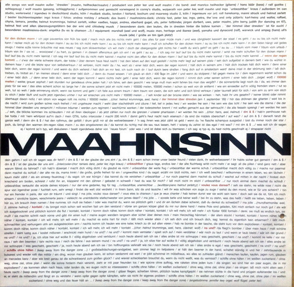 Wolf Maahn : Maahnsinn (LP, Album)