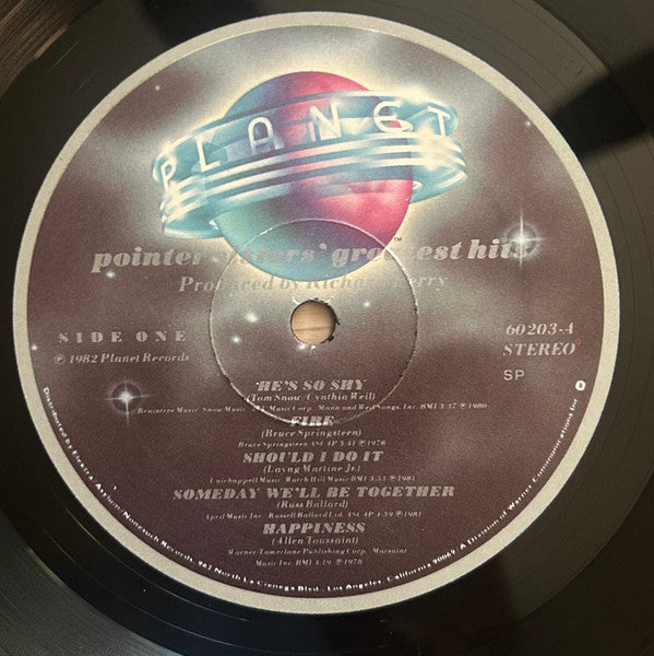 Pointer Sisters : Pointer Sisters' Greatest Hits (LP, Comp, SP )