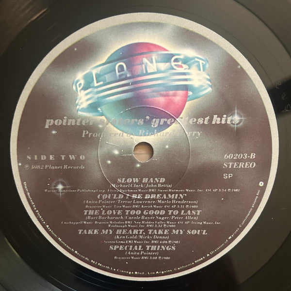 Pointer Sisters : Pointer Sisters' Greatest Hits (LP, Comp, SP )