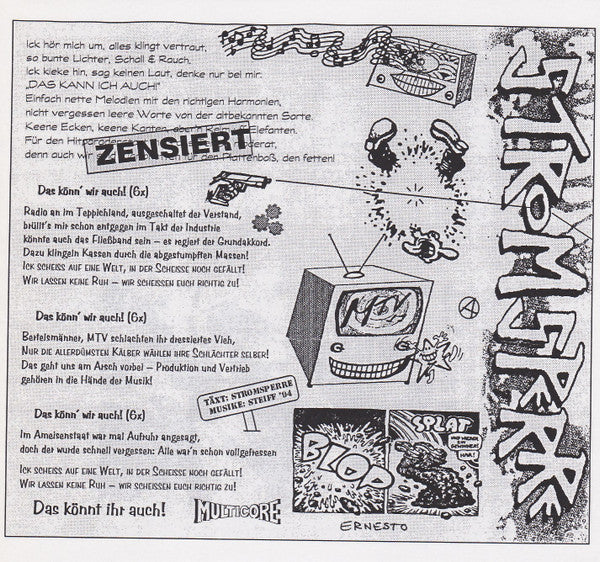 Terrorgruppe / Stromsperre : Terrorgruppe / Stromsperre (7")