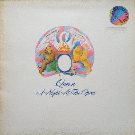 Queen : A Night At The Opera (LP, Album, Ltd, Whi)