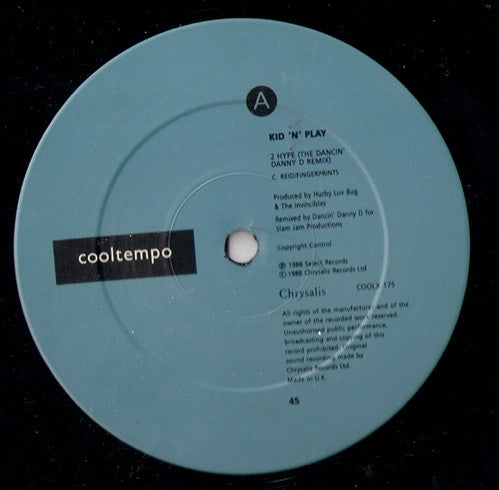 Kid 'N' Play : 2 Hype (Dancin' Danny D Remix) (12")