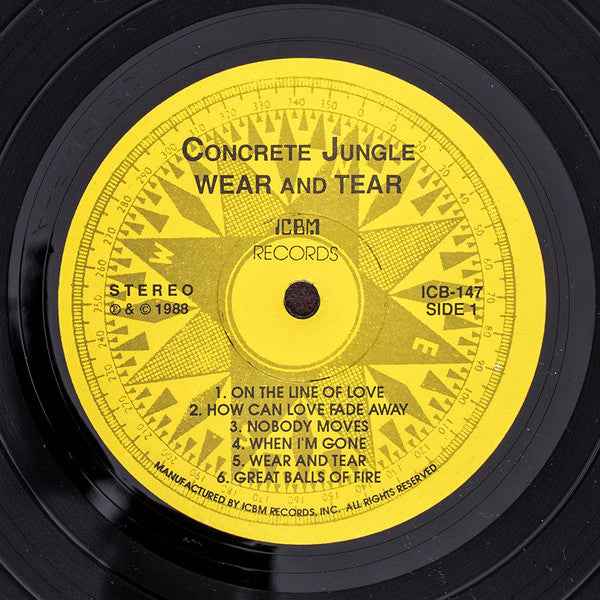 Concrete Jungle  - Wear And Tear (LP) (Near Mint (NM or M-))