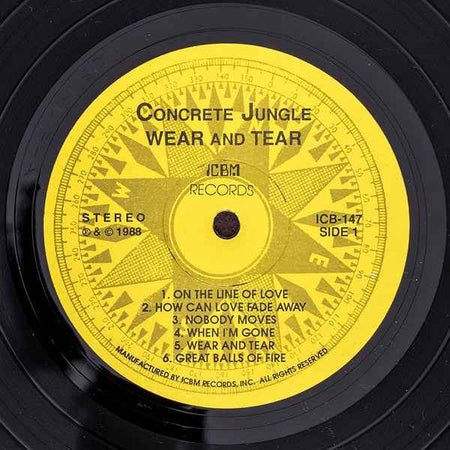 Concrete Jungle  - Wear And Tear (LP) (Near Mint (NM or M-))