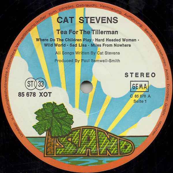 Cat Stevens - Tea For The Tillerman (LP) (Near Mint (NM or M-))