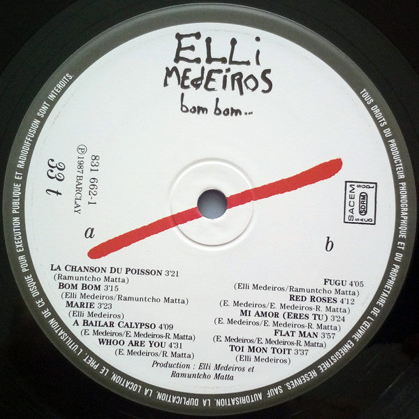 Elli Medeiros : Bom Bom… (LP, Album, Gat)