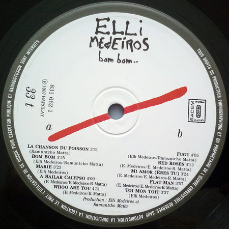 Elli Medeiros : Bom Bom… (LP, Album, Gat)