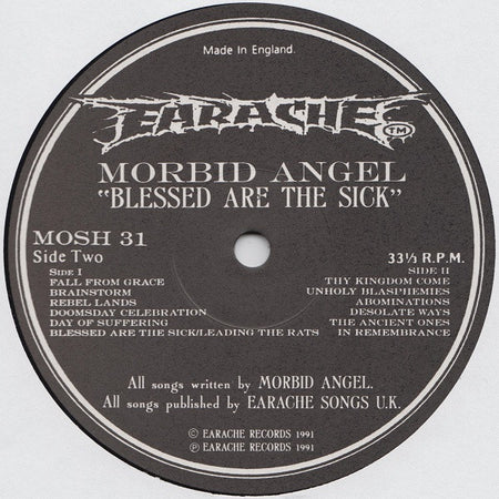 Morbid Angel : Blessed Are The Sick (LP, Album)