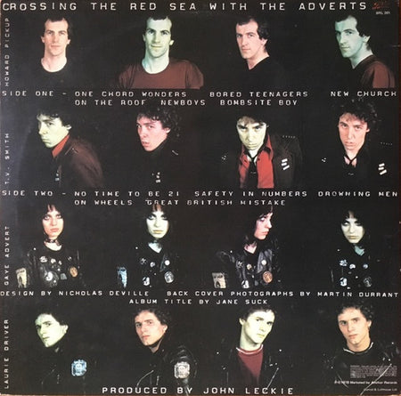 The Adverts : Crossing The Red Sea With The Adverts (LP, Album)