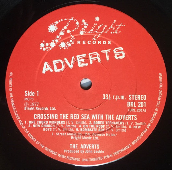 The Adverts : Crossing The Red Sea With The Adverts (LP, Album)