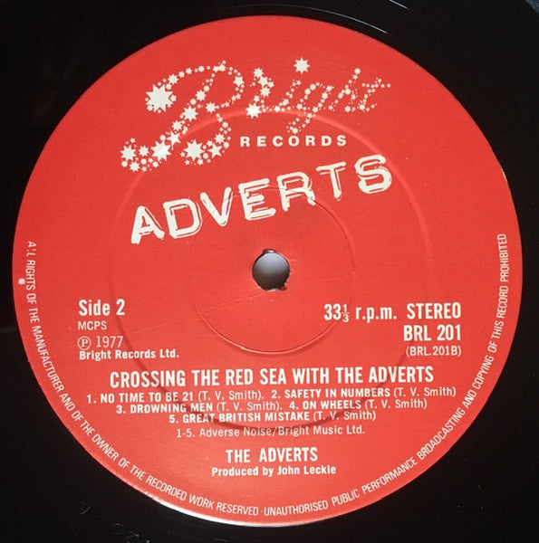The Adverts : Crossing The Red Sea With The Adverts (LP, Album)