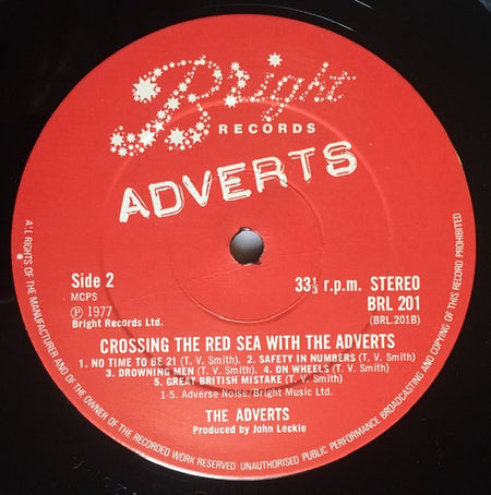 The Adverts : Crossing The Red Sea With The Adverts (LP, Album)