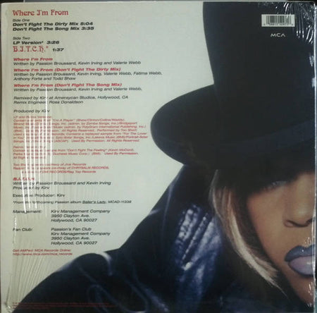 Passion : Where I'm From (12")