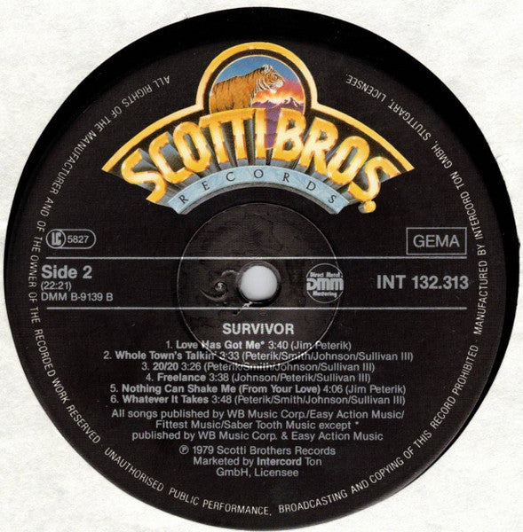 Survivor : Survivor (LP, Album, RE)