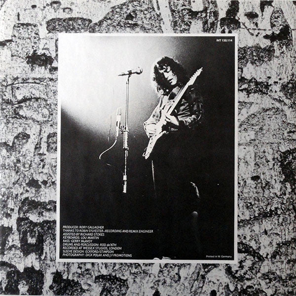 Rory Gallagher : Against The Grain (LP, Album, RE)
