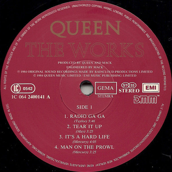 Queen : The Works (LP, Album)