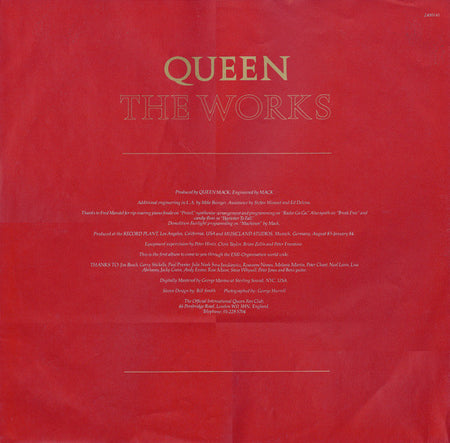 Queen : The Works (LP, Album)