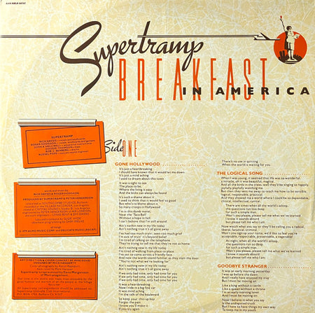Supertramp : Breakfast In America (LP, Album)