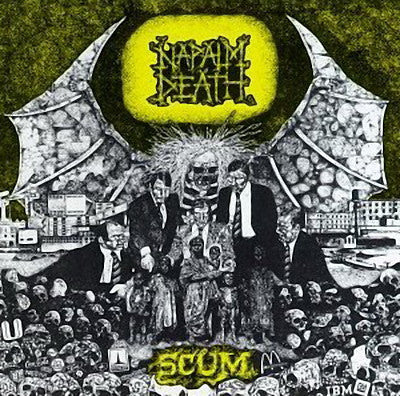 Napalm Death : Scum (LP, Album, RE)