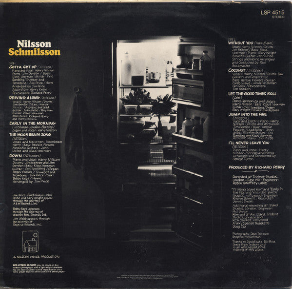 Harry Nilsson : Nilsson Schmilsson (LP, Album)