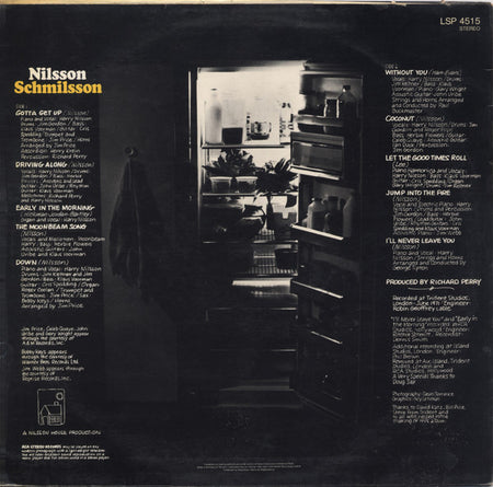 Harry Nilsson : Nilsson Schmilsson (LP, Album)