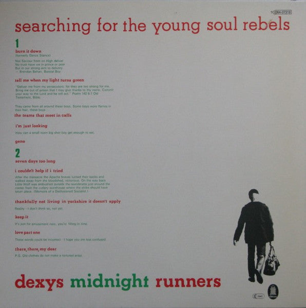 Dexys Midnight Runners : Searching For The Young Soul Rebels (LP, Album, Gre)