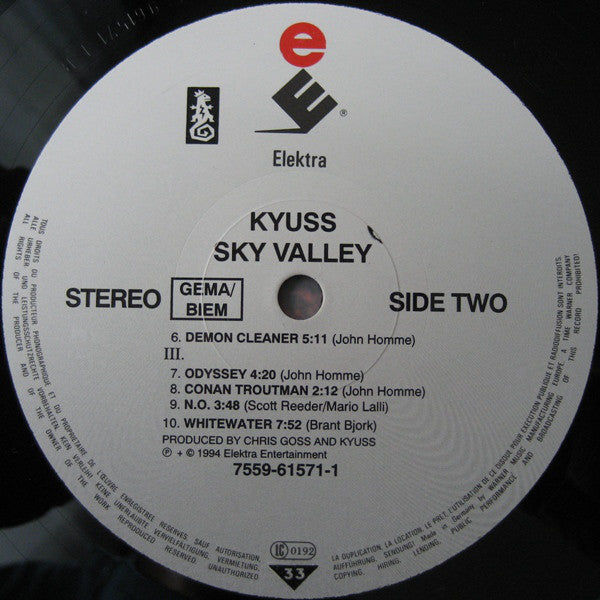 Kyuss : Welcome To Sky Valley (LP, Album)