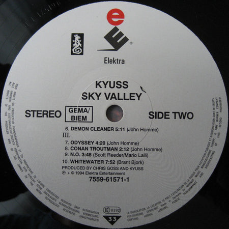 Kyuss : Welcome To Sky Valley (LP, Album)