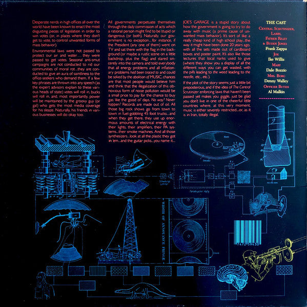 Frank Zappa : Joe's Garage Act I (LP, Album, Gat)