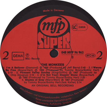 The Monkees : The Monkees (LP, Comp)