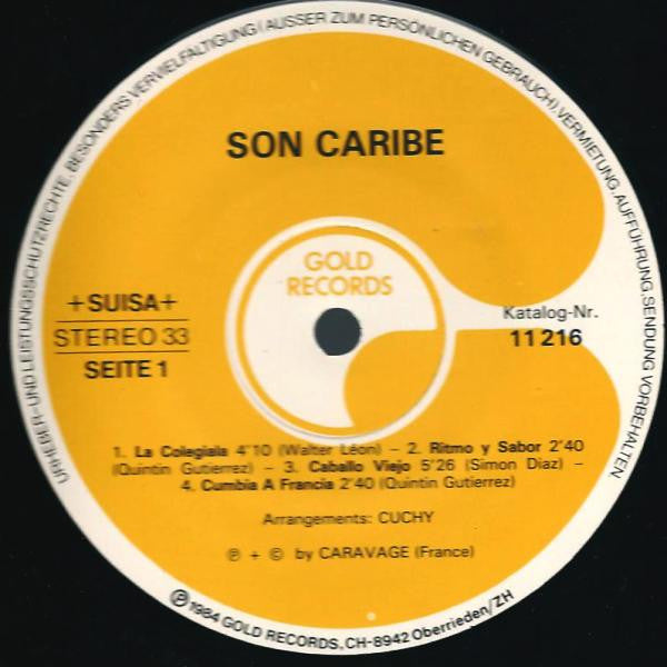 Son Caribe : La Colegiala • Alay Cuy Cuy (LP, Album)