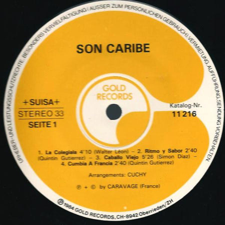 Son Caribe : La Colegiala • Alay Cuy Cuy (LP, Album)