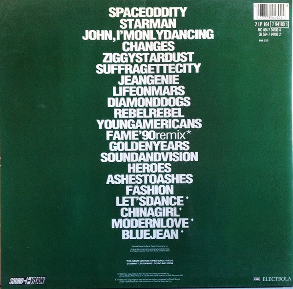 David Bowie : Changesbowie (2xLP, Comp, M/Print, RM, Gat)