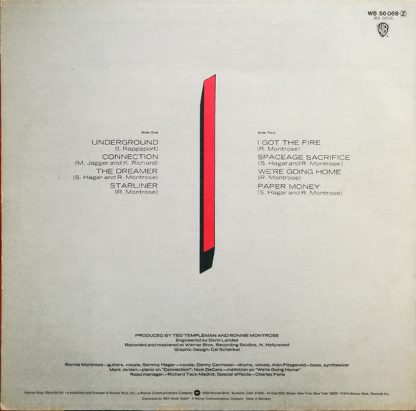 Montrose (2) : Paper Money (LP, Album)