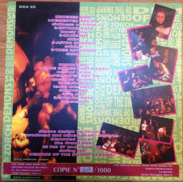 Various : Demons Of The Swamp - Psychosis Compilation Vol 1 (10", Comp, Ltd)