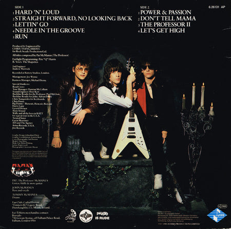 Mama's Boys : Power And Passion (LP, Album)