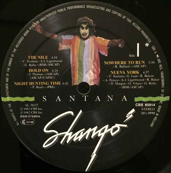 Santana - Shango (LP) (Near Mint (NM or M-))