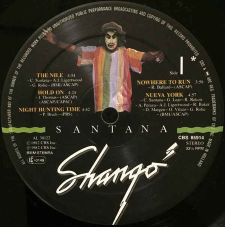 Santana - Shango (LP) (Near Mint (NM or M-))
