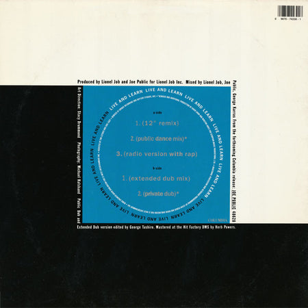 Joe Public : Live And Learn (12")