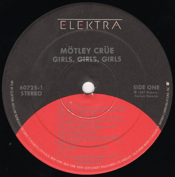Mötley Crüe : Girls, Girls, Girls (LP, Album, Spe)