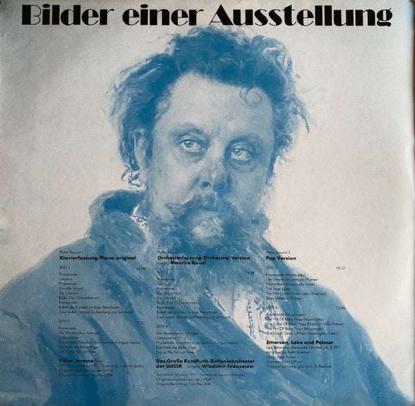 Victor Eresko, Большой Симфонический Оркестр Всесоюзного Радио, Emerson, Lake & Palmer, Modest Mussorgsky : Pictures At An Exhibition (3xLP, Comp, Gat)
