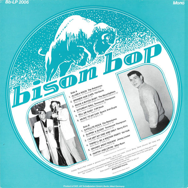 Various : Bison Bop: The Bop That Never Stopped - For A Real Rockin' Cat Volume 4 (LP, Comp, Mono)